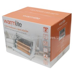 Warmlite 2 Bar Electric Fire 1.2kw